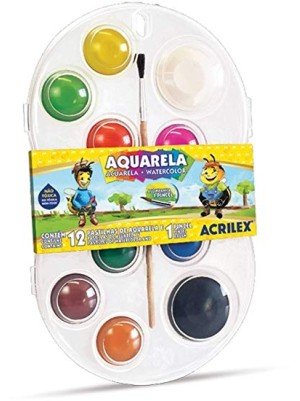 AQUARELA 12 CORES - ACRILEX