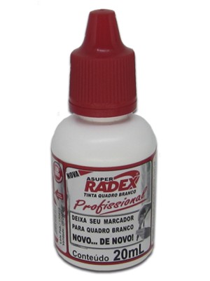 TINTA REABASTECEDORA PARA MARCADOR VERMELHO - 20ML - RADEX
