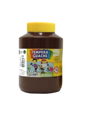 TINTA GUACHE MARROM - 500ML - ACRILEX