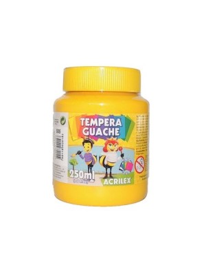 TINTA GUACHE AMARELO OURO - 500ML - ACRILEX