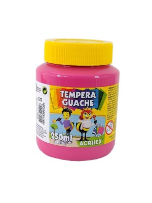TINTA GUACHE ROSA - 250ML - ACRILEX