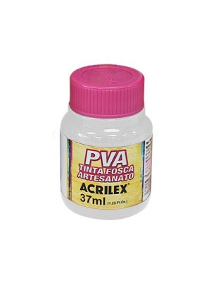 TINTA PVA FOSCA BRANCA- 37ML- ACRILEX