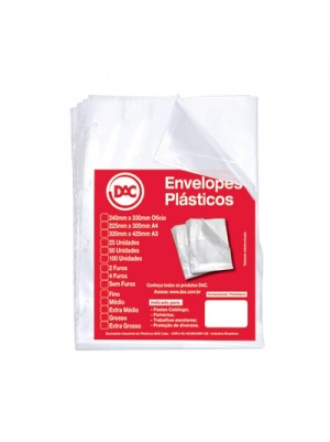 ENVELOPE PLASTICO SF.50UN.REF.5077-50 - DAC