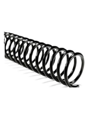 ESPIRAL PARA ENCADERNAÇÃO PRETO 12MM - 100UN