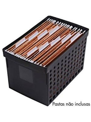 ARQUIVO MEDIO PRETO P/PASTA SUSPENSA - ORDENE 70122