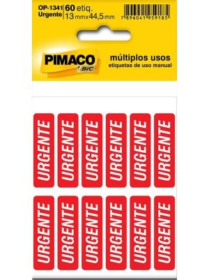 ETIQUETA URGENTE - 60UN - PIMACO