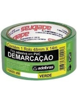 FITA DEMARCAÇÃO VERDE - 48X14 - ADELBRAS
