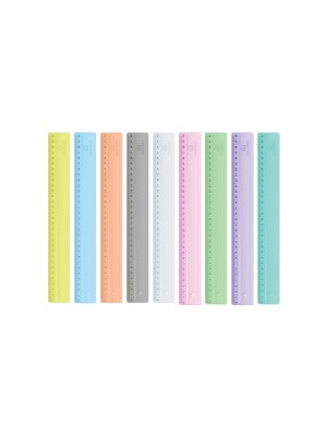 RÉGUA COLORIDA DE 30CM- ACRIMET