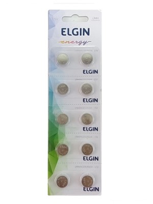 BATERIA LR44 - 10UN - ELGIN