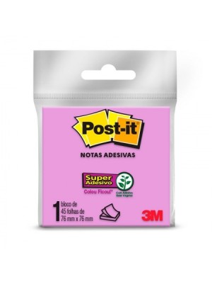 BLOCO POST-IT ROXO - 76x76 - 3M
