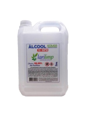 ÁLCOOL LÍQUIDO - 5L -  LARILIMP