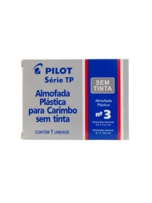 ALMOFADA PARA CARIMBO N.3 SEM TINTA - PILOT