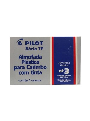 ALMOFADA PARA CARIMBO N.3 AZUL - PILOT