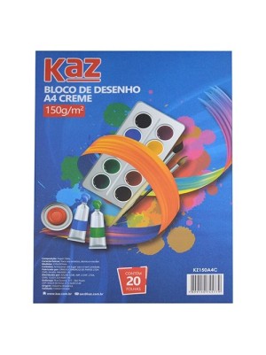 BLOCO CREME A4 - 20FLS