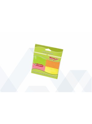 BLOCOS MEMO NOTES 4 CORES NEON - ADELBRAS