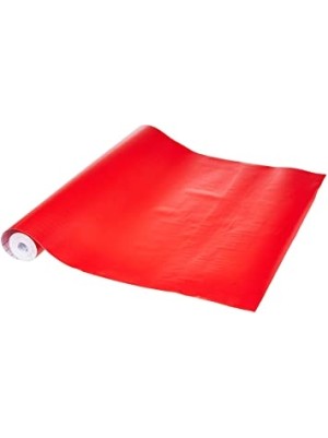 PLÁSTICO ADESIVO VERMELHO - 10M