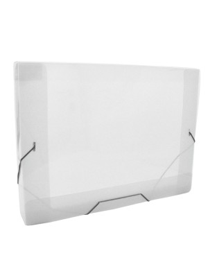 PASTA ABA ELÁSTICA OFÍCIO TRANSPARENTE 40MM - DAC