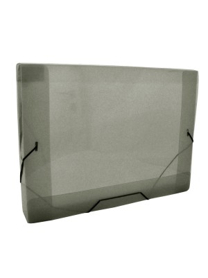 PASTA ABA ELÁSTICA OFÍCIO FUMÊ 40MM - DAC