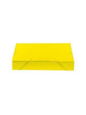 PASTA ABA ESLÁSTICO NOVAONDA 55MM AMARELA - POLIBRAS