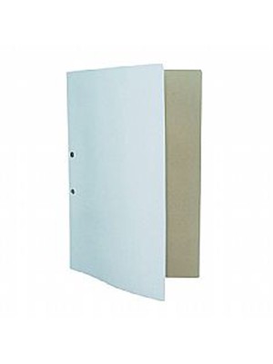 PASTA GRAMPO TRILHO PAPELAO BRANCA - POLYCART