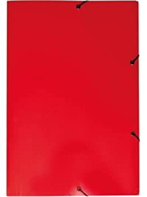 PASTA ABA ELASTICO PAPELAO VERMELHA