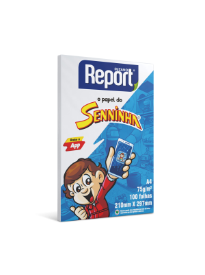 PAPEL SULFITE A4 - 100FLS - REPORT