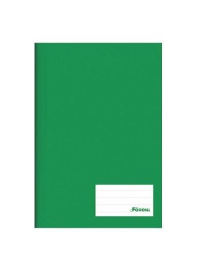 CADERNO 1/4 BROCHURA VERDE - 96FLS