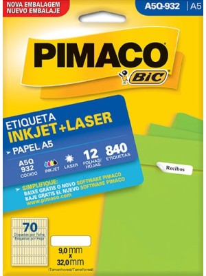 ETIQUETA A5Q-932 - 9x32 - PIMACO