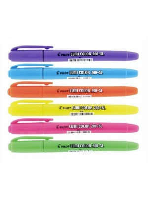 PINCEL LUMICOLOR 200S PILOT C/6 CORES