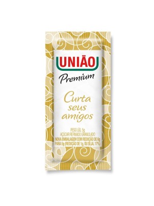 SACHÊ AÇUCAR REFINADO UNIÃO - 400UN