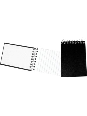 CADERNETA PRETA - 64FLS - TAMOIO