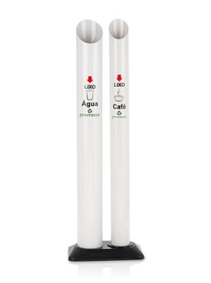 LIXEIRA DUPLA PARA COPOS DESCARTÁVEIS - PREMISSE