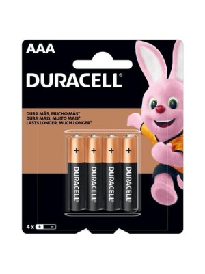 PILHA AAA - 4UN - DURACELL