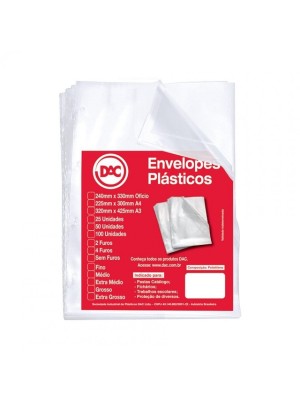 ENVELOPE PLASTICO 4F.100UN. REF.5178-100 - DAC