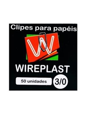 CLIPES GALVANIZADO 3/0 - 50UN - WIREPLAST