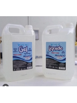 ÁLCOOL LÍQUIDO - 5L -  MEGA FIO