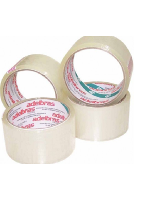 FITA ADESIVA PP 48X45 TRANSP - ADELBRAS