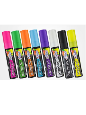 GIZ LIQUIDO CHANFRADA 15MM LARANJA GZ1504 - BRW