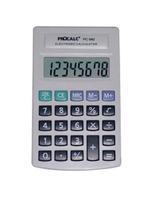 CALCULADORA 8 DÍGITOS PC082 - PROCALC