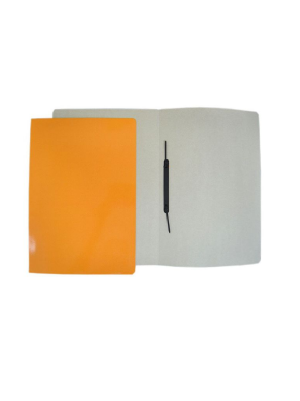 PASTA GRAMPO TRILHO PAPELAO LARANJA -  POLYCART