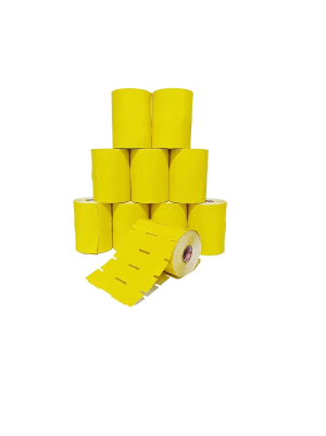 ETIQ.GONDOLA 105X30 130G 1000UN AMARELA PCT.C/2