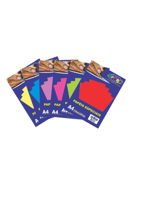 PAPEL COLOR PLUS 120G 20UN. VERMELHO - OFFPAPER