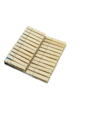 PRENDEDOR DE ROUPA DE MADEIRA C/12UN