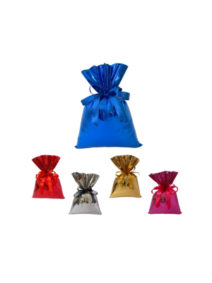 SACO PRESENTE METALIZADO SORT.30X44 50UN.