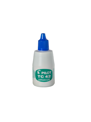 TINTA CARIMBO BORRACHA TC42 40ML PRETA - PILOT