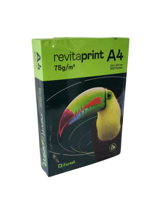 PAPEL SULFITE A4 RECICLADO - 500FL - REVITAPRINT