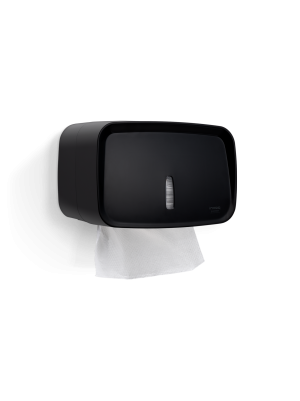 DISPENSER PAPEL TOALHA INTERFOLHA INVOQ COMPACTA PRETO - PREMISSE