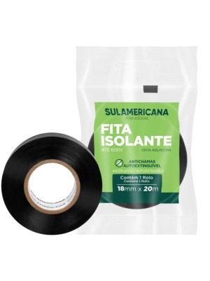 FITA ISOLANTE SULAMERICANA 20 MTS