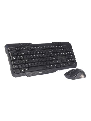 KIT TECLADO + MOUSE SEM FIO K-W10BK - C3TECH