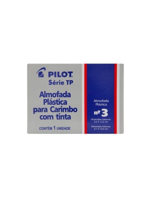 ALMOFADA PARA CARIMBO N.3 PRETA - PILOT